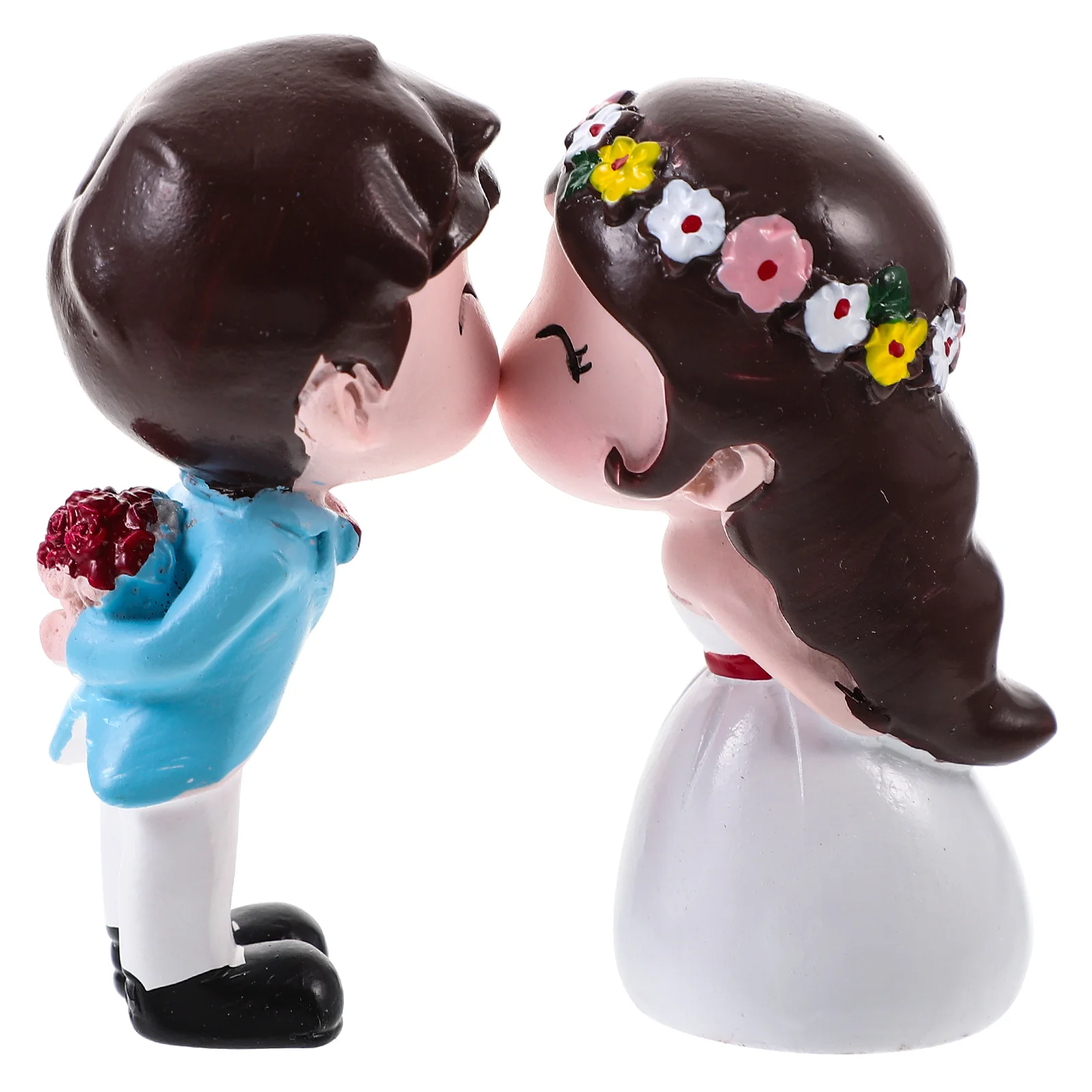 1Pair Wedding Cake Ornament Romantic Kiss Couple Cake Decoration Resin Bride Groom Kissing Figure Party Topper
1Pair Wedding Cake Ornament Romantic Kiss Couple Cake Decoration Resin Bride Groom Kissing Figure Party Topper