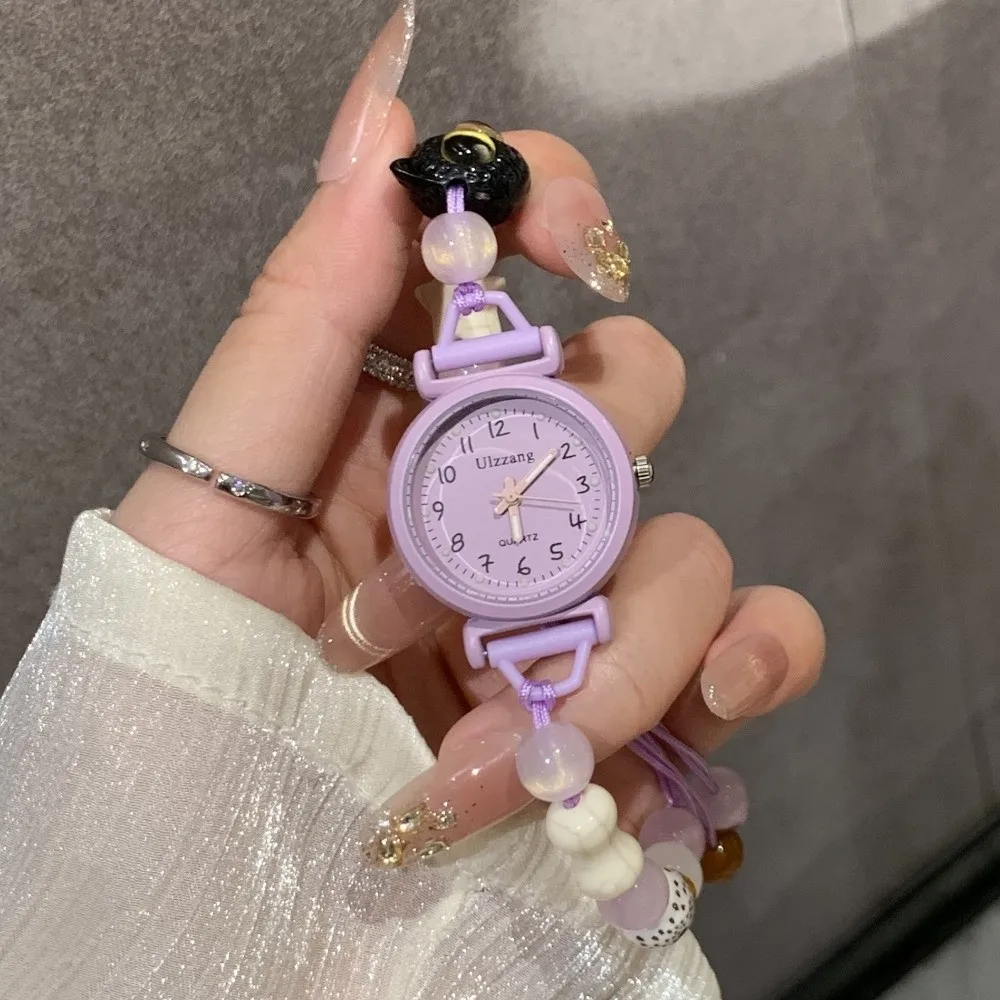 Fashion Adjustable Bracelet Watch Handmade Beaded Wristwatches Pendant Quartz Watch Women Girls
Fashion Adjustable Bracelet Watch Handmade Beaded Wristwatches Pendant Quartz Watch Women Girls