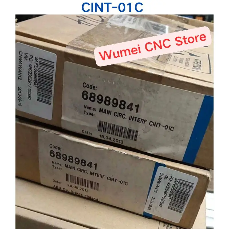 Совершенно новая инвентарь Коммуникационная плата CINT-01C 68989841 1 шт.
Совершенно новая инвентарь Коммуникационная плата CINT-01C 68989841 1 шт.