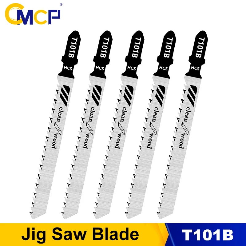CMCP 1/5/15pcs T101B Jigsaw Blades High Carbon Steel 100mm T Shank Jig Saw Blade Curve Cutting For Wood Metal Cutting
CMCP 1/5/15pcs T101B Jigsaw Blades High Carbon Steel 100mm T Shank Jig Saw Blade Curve Cutting For Wood Metal Cutting