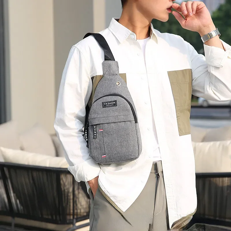 Crossbody Bag Fashion Chest One Casual Fashion Color Chest Bag Shoulder Solid Men Outdoor New Bag
Crossbody Bag Fashion Chest One Casual Fashion Color Chest Bag Shoulder Solid Men Outdoor New Bag