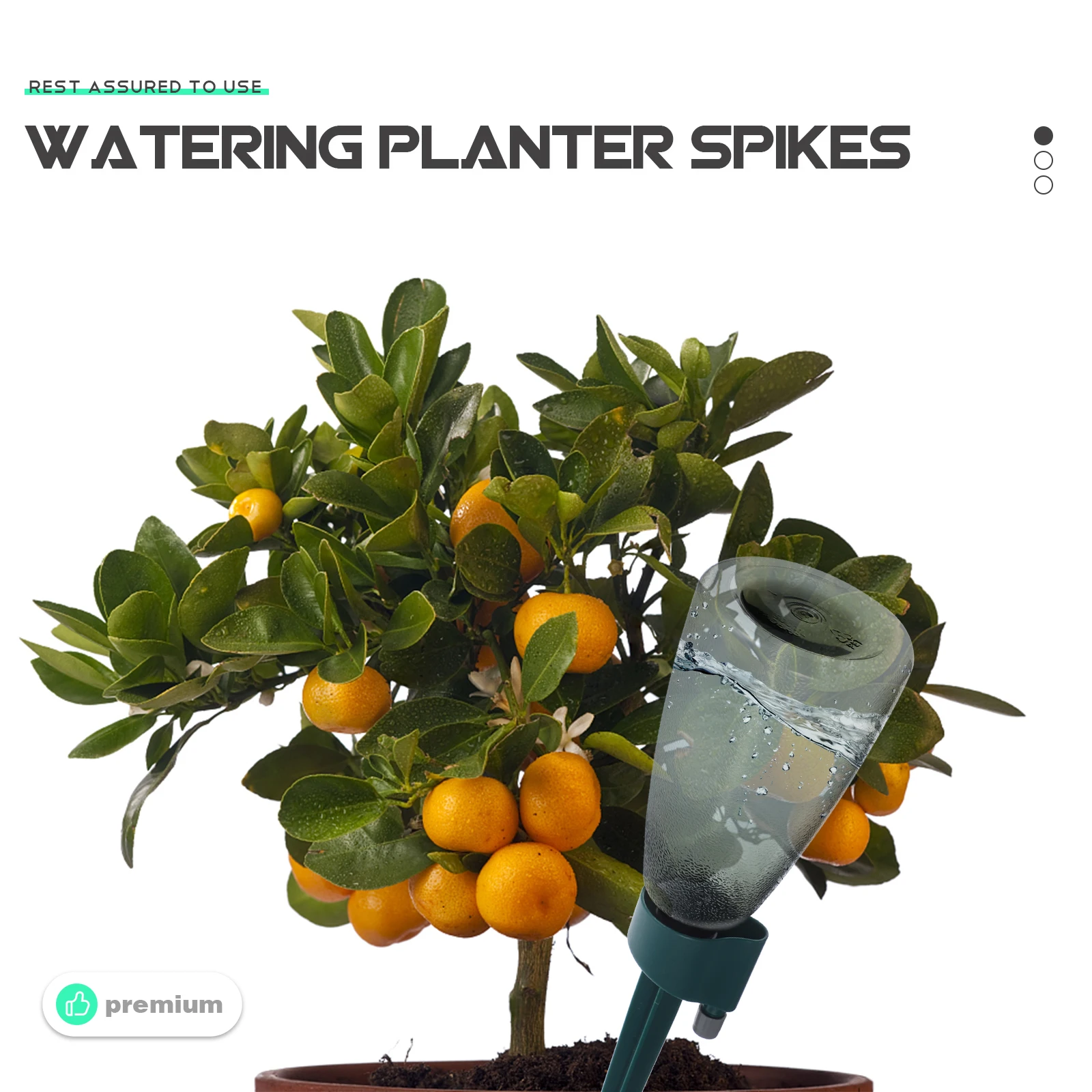4 set Automatic Spike Adjustable Flow Drip Irrigation Self Plant System For Garden Vegetables Herbs Potted
4 set Automatic Spike Adjustable Flow Drip Irrigation Self Plant System For Garden Vegetables Herbs Potted