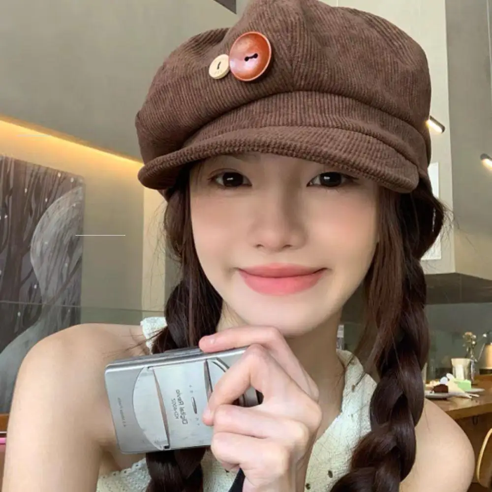 Y2 Hat Girl Lightweight Beret Female Korean Version Painter Hat Corduroy Octagonal Cap Leisure Cap Women Beret Maillard Style
Y2 Hat Girl Lightweight Beret Female Korean Version Painter Hat Corduroy Octagonal Cap Leisure Cap Women Beret Maillard Style