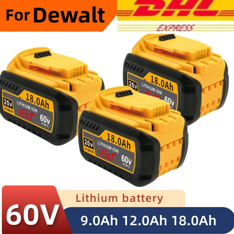 DCB606 batería herramienta eléctrica 100 % nuevo para Dewalt Flexvolt 60V 20V MAX batería iones de litio de repuesto
DCB606 batería herramienta eléctrica 100 % nuevo para Dewalt Flexvolt 60V 20V MAX batería iones de litio de repuesto