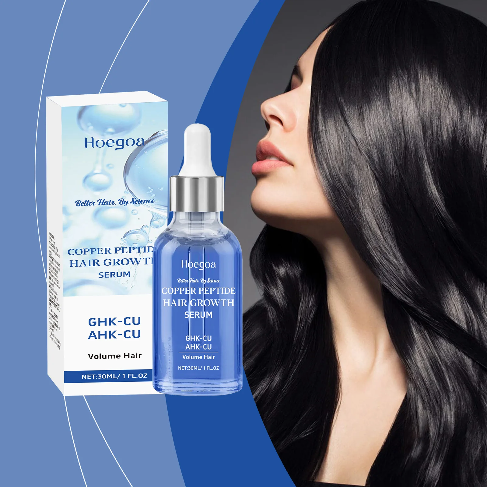 Hoegoa Copper Peptide Hair Growth Serum GHK-CU AHK-CU Anti Hair Loss Scalp Treatment Thicken Volume Hair Regrowth Essence
Hoegoa Copper Peptide Hair Growth Serum GHK-CU AHK-CU Anti Hair Loss Scalp Treatment Thicken Volume Hair Regrowth Essence