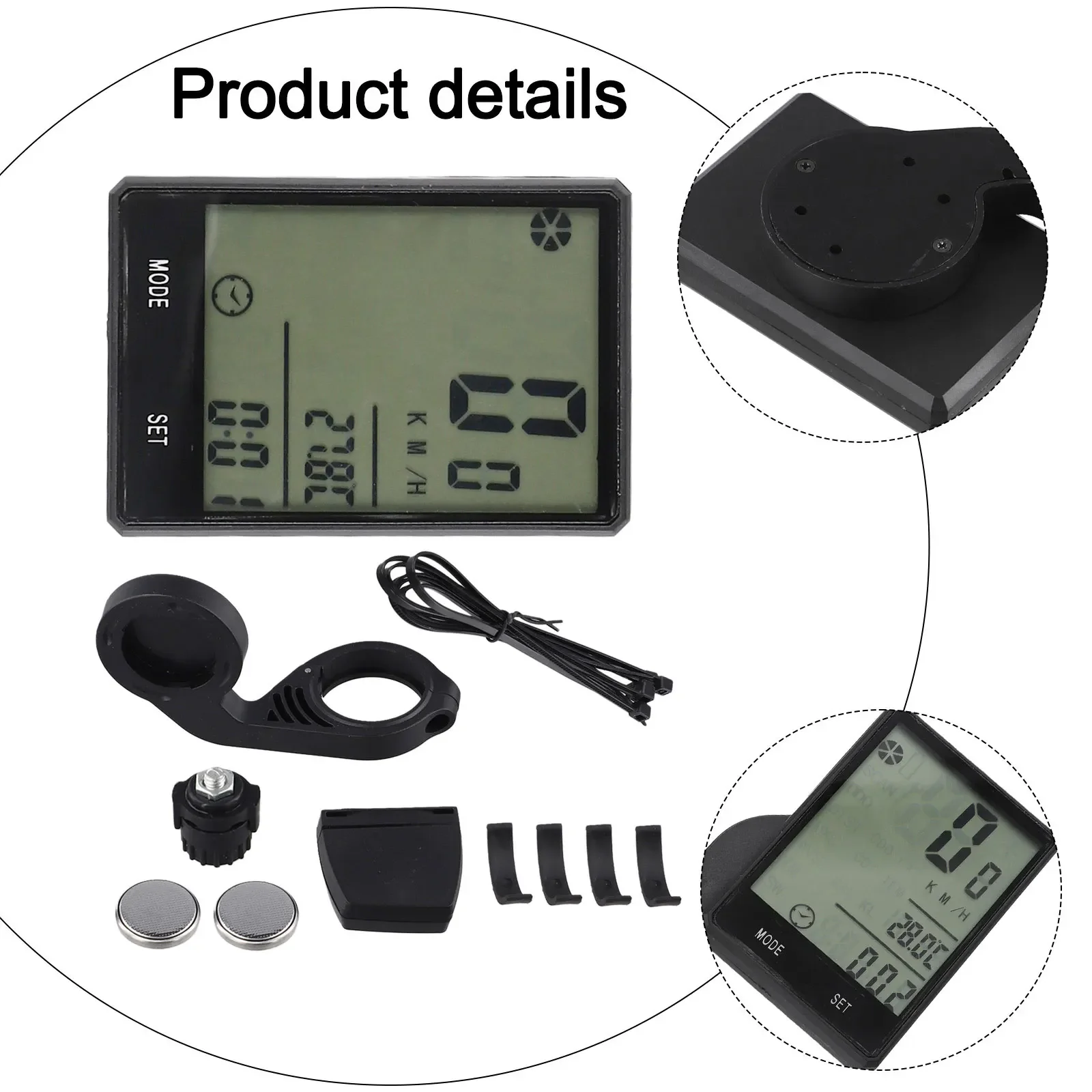 Cycling Computer Bicycle Meter Outdoor Cycling ABS Material Dustproof Design Good Compatibility Large Screen For Bicycles
Cycling Computer Bicycle Meter Outdoor Cycling ABS Material Dustproof Design Good Compatibility Large Screen For Bicycles