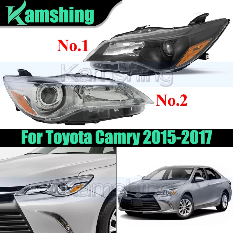 Версия для США, 1 пара фар переднего бампера для Toyota Camry 2015-2017, передняя фара, фара
Версия для США, 1 пара фар переднего бампера для Toyota Camry 2015-2017, передняя фара, фара