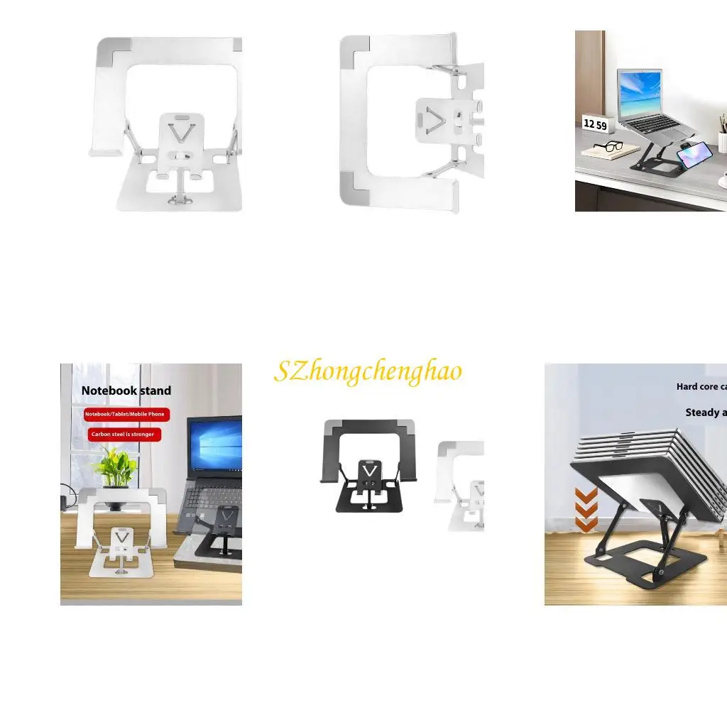 Foldable Laptop Stand Ergonomic Aluminum Bracket Phone Holder Adjustment 2 in 1 601D
Foldable Laptop Stand Ergonomic Aluminum Bracket Phone Holder Adjustment 2 in 1 601D