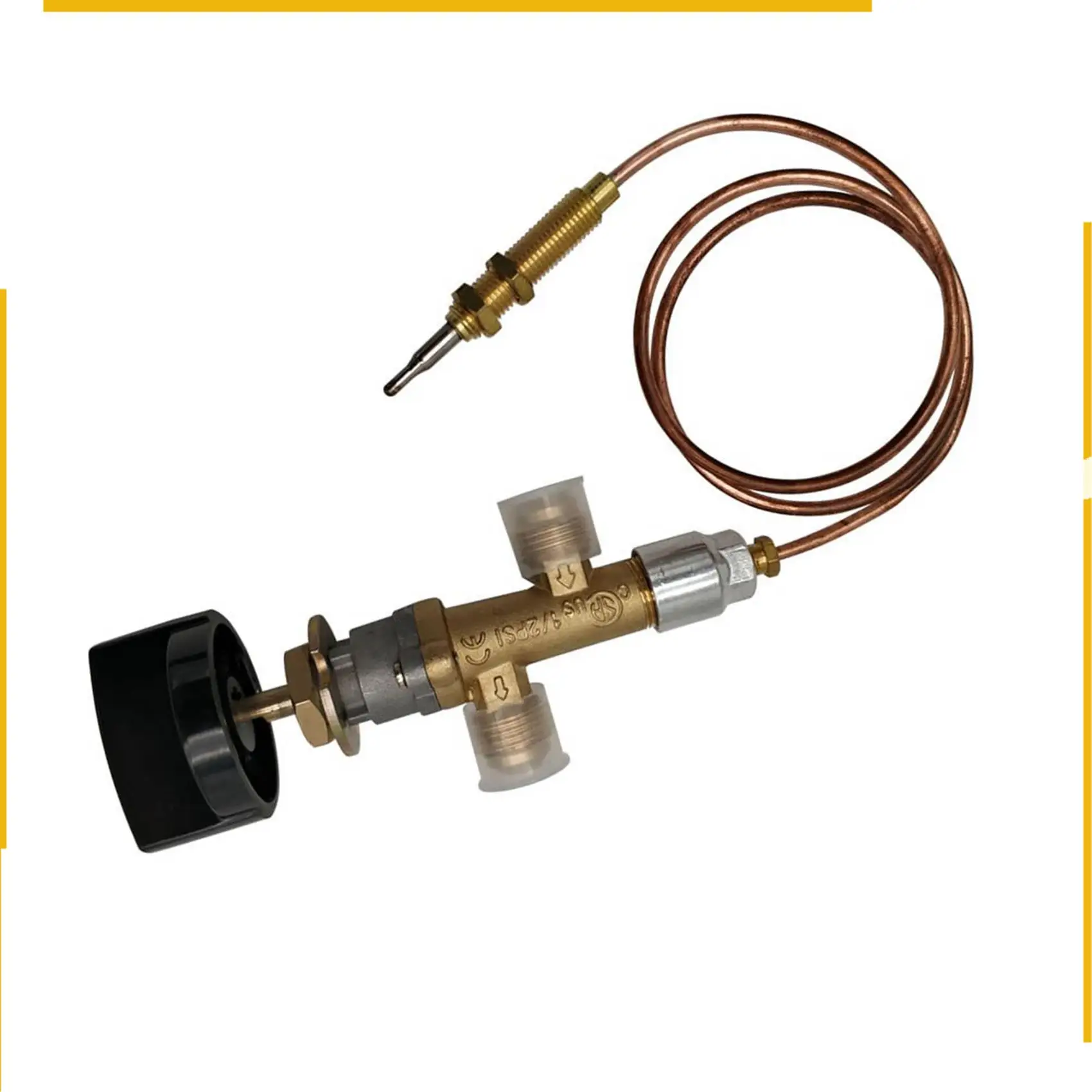 A76K 2X Propane Lpg Gas Fire Pit Control Safety Valve Flame Failure Device Gas Heater Valve With Thermocouple And Knob
A76K 2X Propane Lpg Gas Fire Pit Control Safety Valve Flame Failure Device Gas Heater Valve With Thermocouple And Knob
