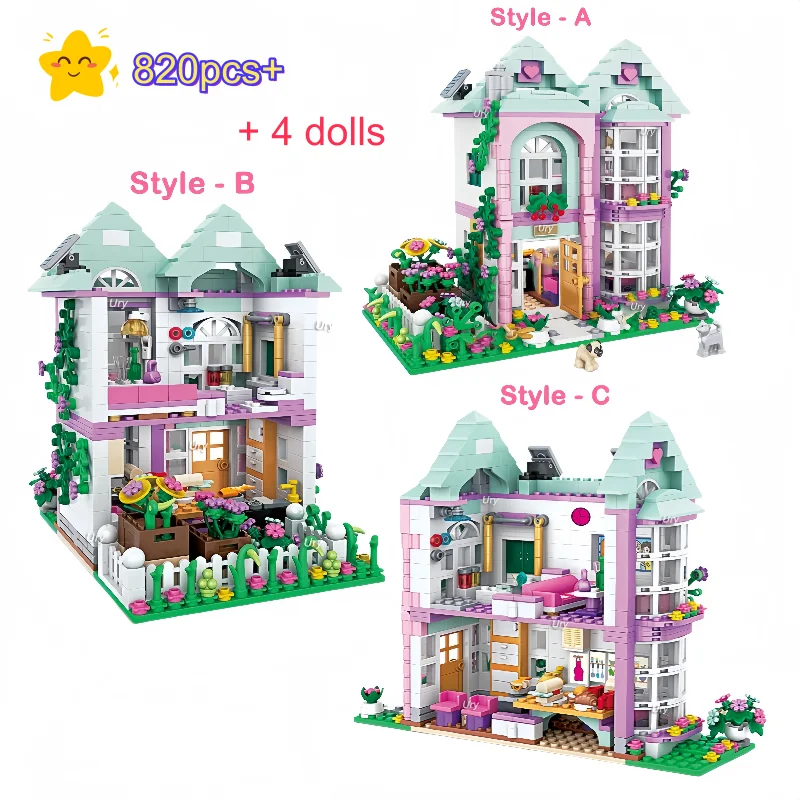 820 шт. новая креативная архитектура цветочный коттедж MOC строительный комплект сборка кирпичи игрушки подарок для детей подарки на Рождество и день рождения
820 шт. новая креативная архитектура цветочный коттедж MOC строительный комплект сборка кирпичи игрушки подарок для детей подарки на Рождество и день рождения