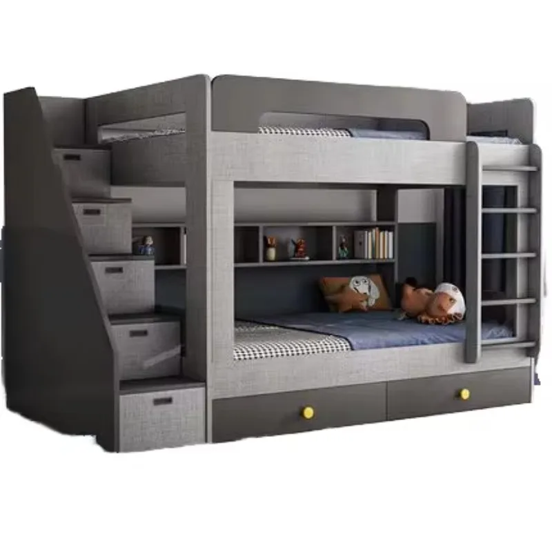 Modern Loft Bed Sets Children'S Bedroom Furniture Wooden Kids Bunk Bed With Storage Drawer Stairs
Modern Loft Bed Sets Children'S Bedroom Furniture Wooden Kids Bunk Bed With Storage Drawer Stairs