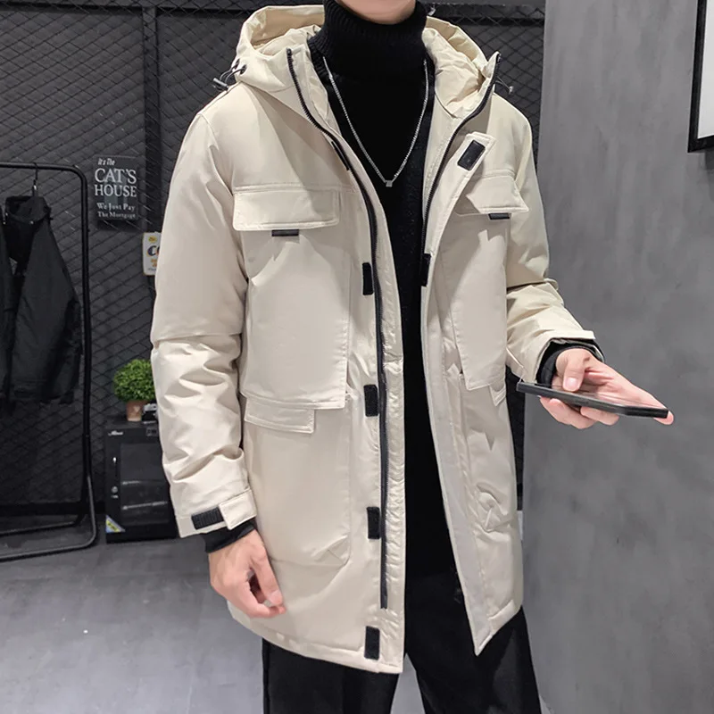 Новые модные мужские длинные утиные пуховые пальто с капюшоном, мужские зимние пуховики, качественные мужские куртки с несколькими карманами, пальто-карго 3
Новые модные мужские длинные утиные пуховые пальто с капюшоном, мужские зимние пуховики, качественные мужские куртки с несколькими карманами, пальто-карго 3