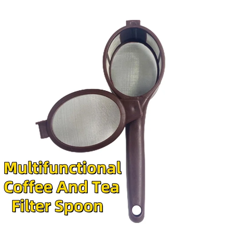 Multifunction Reusable Coffee Filter Spoon Kitchen Gadget Coffee Capsuled Powder Filter Spoon Easy To Clean Teas Filter
Multifunction Reusable Coffee Filter Spoon Kitchen Gadget Coffee Capsuled Powder Filter Spoon Easy To Clean Teas Filter