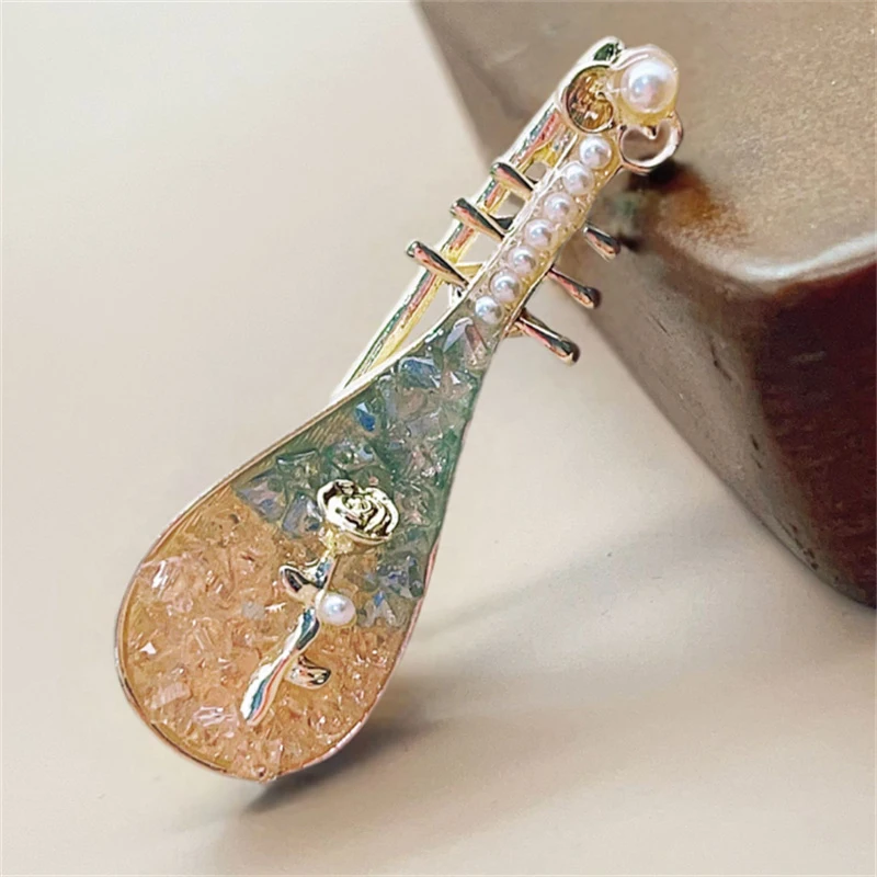 1pc New Chinese Creative Broken Hair Rose Pipa Design Hairpin Women's Side Clip Bangs Clip Ancient Style Hair Accessories
1pc New Chinese Creative Broken Hair Rose Pipa Design Hairpin Women's Side Clip Bangs Clip Ancient Style Hair Accessories