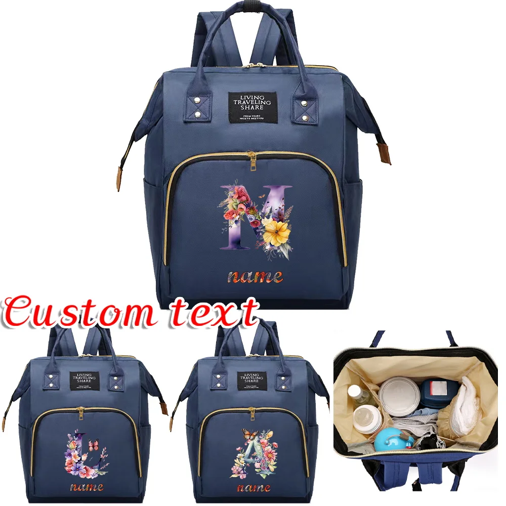 Customized Name Mommy Bag with Compartments Outdoor Travel Diapers Stuff Storage Bags Large Capacity Mom Backpack Multi-Function
Customized Name Mommy Bag with Compartments Outdoor Travel Diapers Stuff Storage Bags Large Capacity Mom Backpack Multi-Function