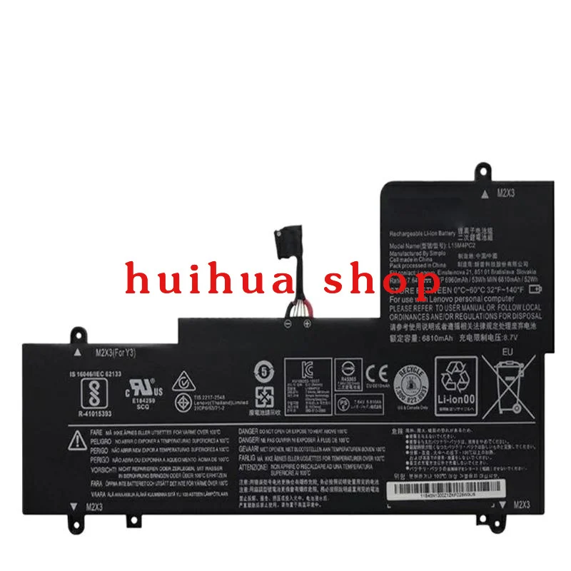 L15M4PC2 L15L4PC2 Laptop Battery For Lenovo YOGA 710-14ISK,710-14IKB,710-15ISK,710-15IKB,5B10K90778,5B10K90802 6960mAh
L15M4PC2 L15L4PC2 Laptop Battery For Lenovo YOGA 710-14ISK,710-14IKB,710-15ISK,710-15IKB,5B10K90778,5B10K90802 6960mAh