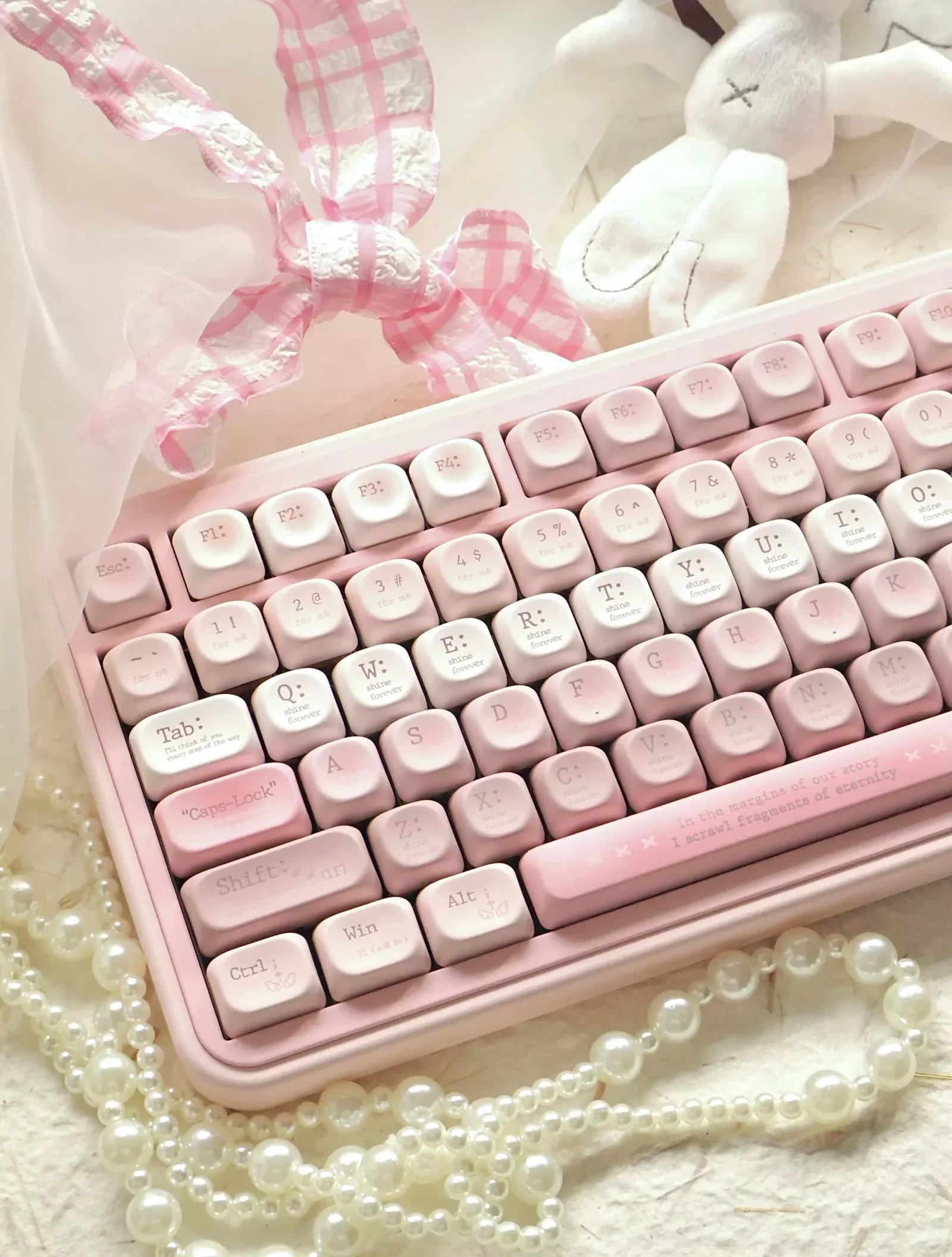 Slightly Tipsy Theme Keycap Set 120 Key PBT Custom Pink Blue Keyboard Cap Chreey Profile Key Cap for Mechanical Keyboard
Slightly Tipsy Theme Keycap Set 120 Key PBT Custom Pink Blue Keyboard Cap Chreey Profile Key Cap for Mechanical Keyboard