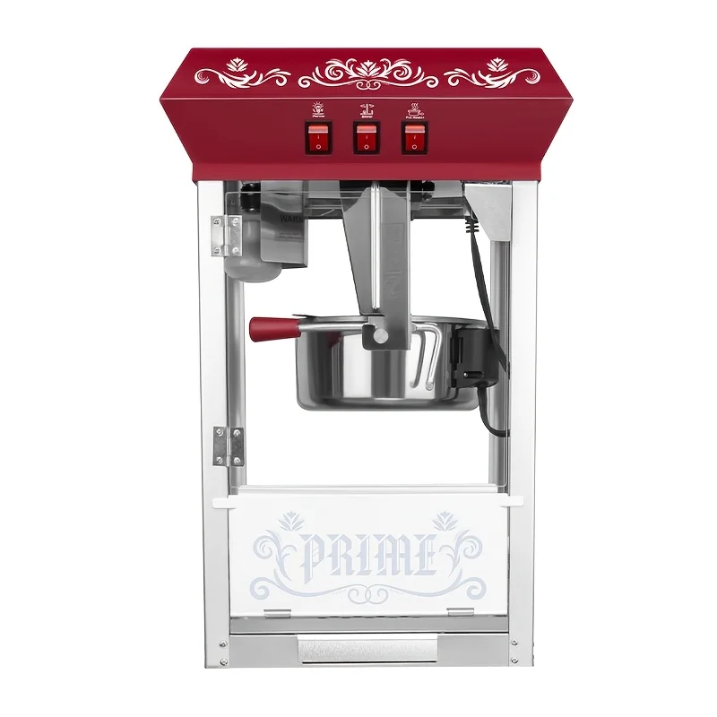 Commercial Popcorn Maker Machine, 12 Ounce Kettle Stainless Steel Commercial Popcorn Machine With Tempered Glass, Warming Deck, 850W Countertop Popcorn Popper For Parties Red
Commercial Popcorn Maker Machine, 12 Ounce Kettle Stainless Steel Commercial Popcorn Machine With Tempered Glass, Warming Deck, 850W Countertop Popcorn Popper For Parties Red
