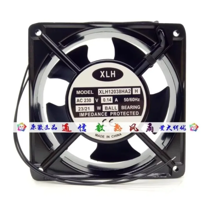 XLH XLH12038HA2 AC 230V 0.14A 120x120x38mm Server Cooling Fan
XLH XLH12038HA2 AC 230V 0.14A 120x120x38mm Server Cooling Fan