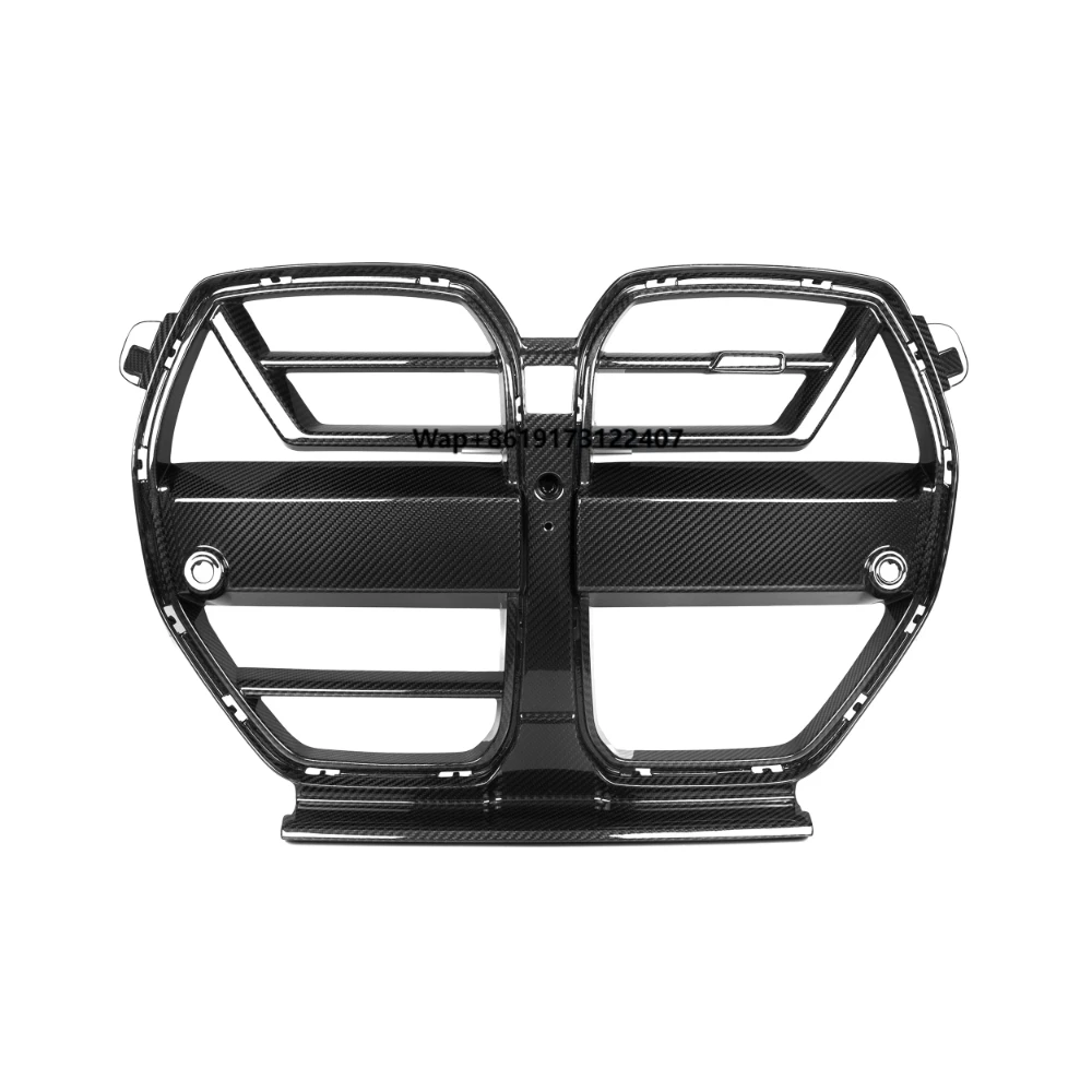 100% Dry Carbon Fiber Front Grill with ACC SQ-A Style Replacement Grille for G80 G81 G82 G83 M3 M4 2021+
100% Dry Carbon Fiber Front Grill with ACC SQ-A Style Replacement Grille for G80 G81 G82 G83 M3 M4 2021+