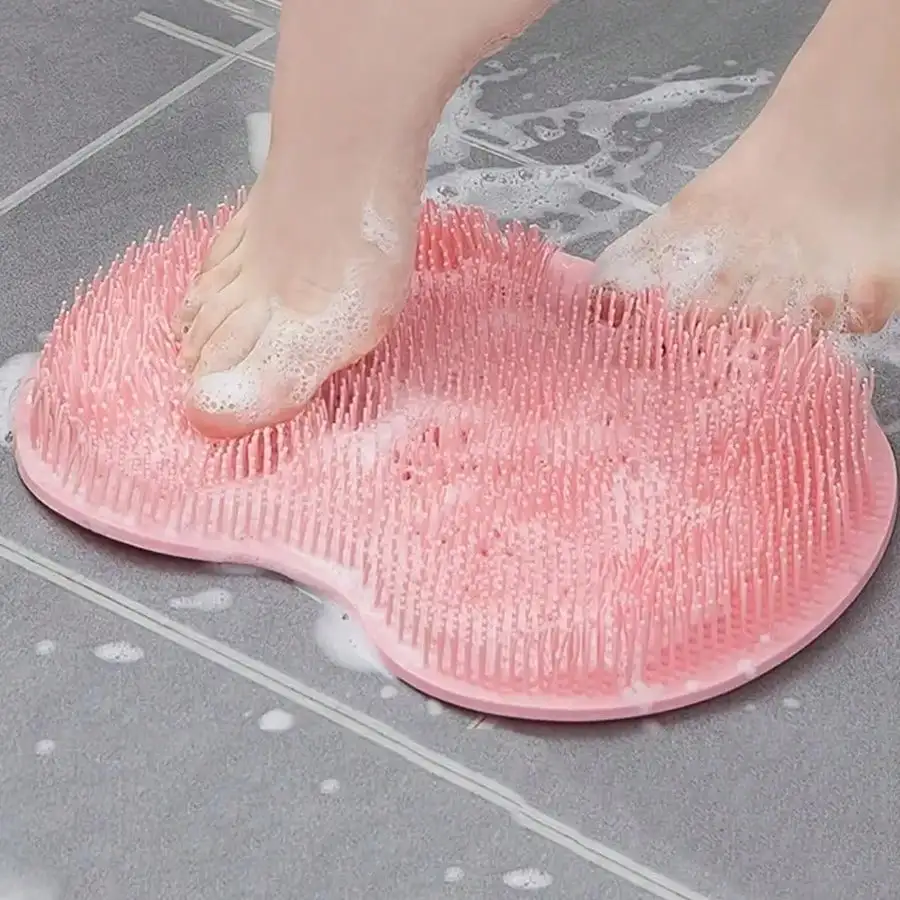 Silicone Shower Massage Mat Foot Scrubber Wall-Mounted Back Exfoliator - Anti-Slip Suction Cup
Silicone Shower Massage Mat Foot Scrubber Wall-Mounted Back Exfoliator - Anti-Slip Suction Cup