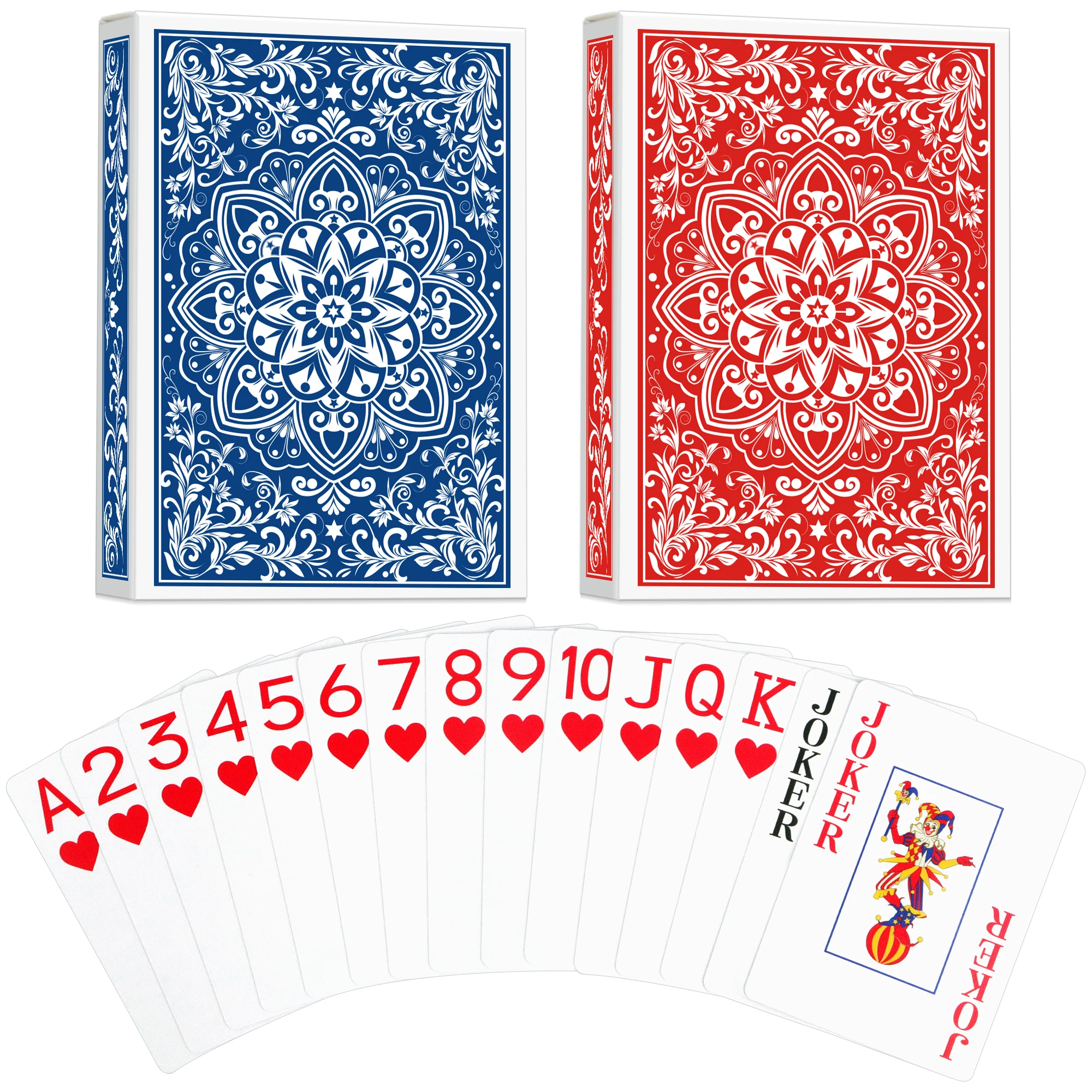 Карточки для игр размером 2 стандартных игральных колоды, увеличенные, с индексами, для пожилых людей, вечеринок, семейных игровых вечеров, подарки для игр
Карточки для игр размером 2 стандартных игральных колоды, увеличенные, с индексами, для пожилых людей, вечеринок, семейных игровых вечеров, подарки для игр