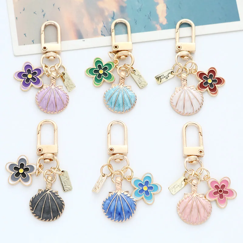 Bohemian Colorful Flower Shell Round Pendant Car Bag Keyring Vintage Resin Rose Love Star Charm Keychain New Jewelry for Women's
Bohemian Colorful Flower Shell Round Pendant Car Bag Keyring Vintage Resin Rose Love Star Charm Keychain New Jewelry for Women's