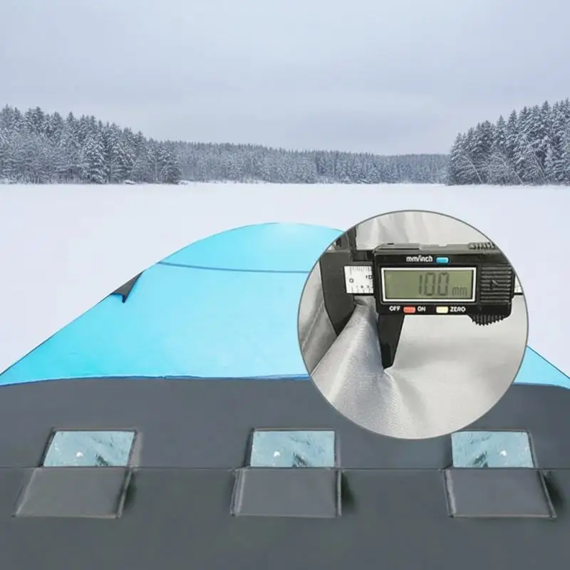 Insulated Ice Fishing Mat - 10mm Thick Waterproof Pad with 4 Ice Hole Covers, Portable Foldable for Winter Camping & Fishing
Insulated Ice Fishing Mat - 10mm Thick Waterproof Pad with 4 Ice Hole Covers, Portable Foldable for Winter Camping & Fishing