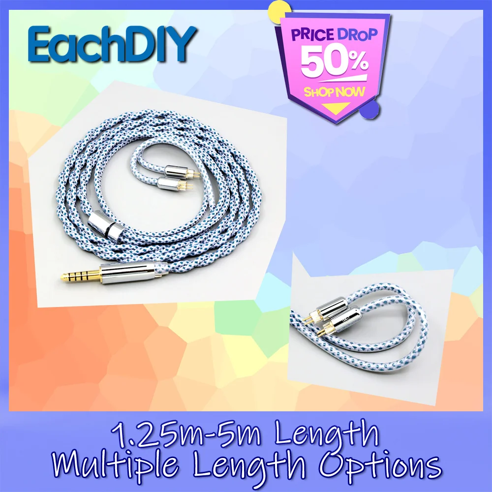 Mix Graphene OCC 99% Pure Silver Shielding Earphone Cable For VE5 VE6 VE6X VE8 Vision Ears VE2 VE3 VE4 1964 ears 64 LN008629
Mix Graphene OCC 99% Pure Silver Shielding Earphone Cable For VE5 VE6 VE6X VE8 Vision Ears VE2 VE3 VE4 1964 ears 64 LN008629