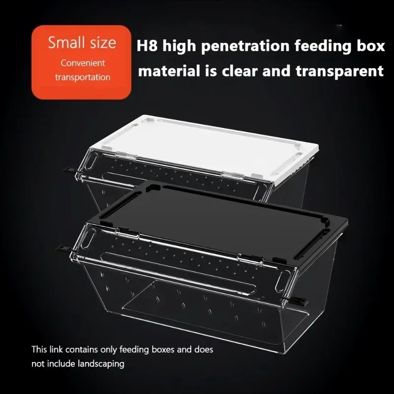 Reptile Breeding Box Transparent Insect Rearing Hatching Containers Habitat Cage Breathable Breathable Anti-escape Reptiles Box
Reptile Breeding Box Transparent Insect Rearing Hatching Containers Habitat Cage Breathable Breathable Anti-escape Reptiles Box