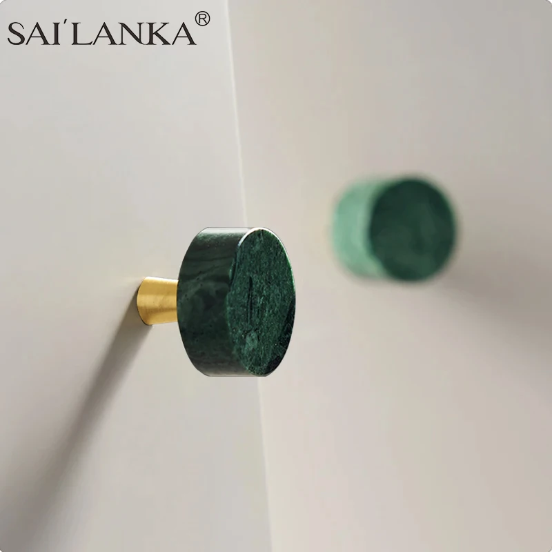 SAILANKA Brass Furniture Handles Marble Stone White Green Round Pulls Cupboard Wardrobe Dresser Drawer Closet Cabinet Knobs
SAILANKA Brass Furniture Handles Marble Stone White Green Round Pulls Cupboard Wardrobe Dresser Drawer Closet Cabinet Knobs