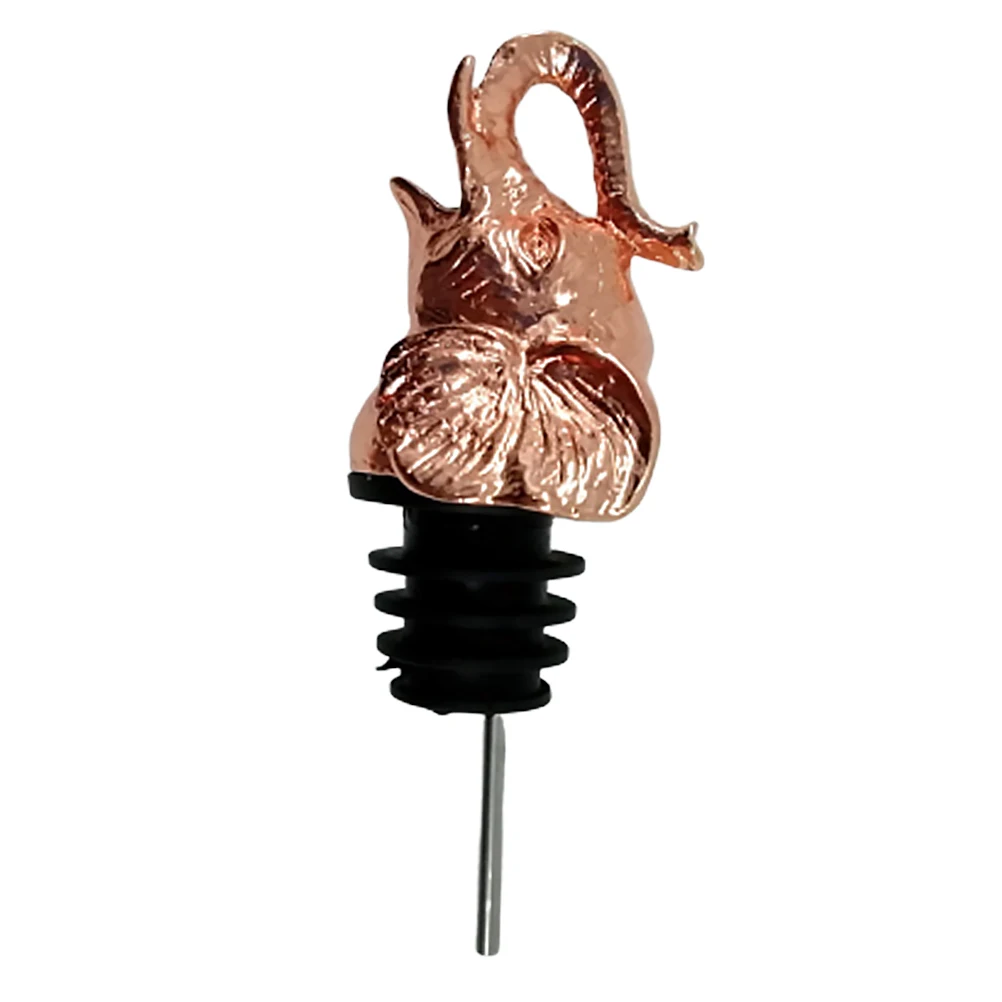 Pourer Bottle Stopper Cute Elephant Head Shape Alloy Lightweight Party Fun Red Golden Spouts Saver Nozzle
Pourer Bottle Stopper Cute Elephant Head Shape Alloy Lightweight Party Fun Red Golden Spouts Saver Nozzle