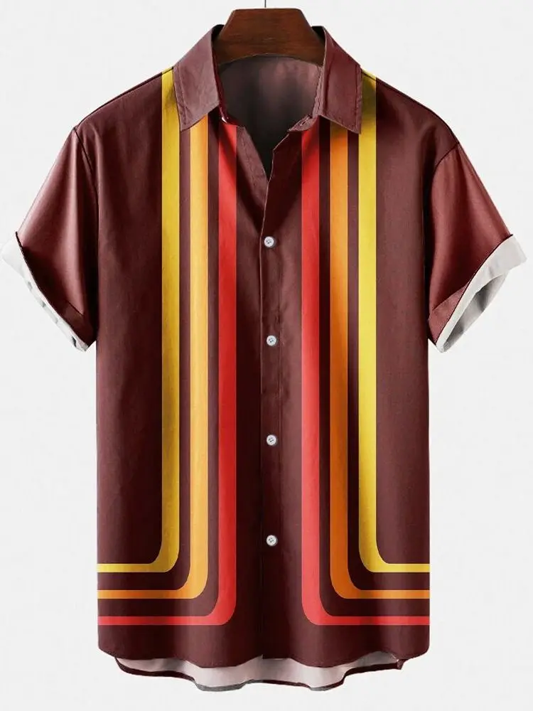 Color Block Open Button Mens Shirt Standard Fit Short Sleeve Fashion Urban Polyester Casual Style No Pocket Buttoned Closure
Color Block Open Button Mens Shirt Standard Fit Short Sleeve Fashion Urban Polyester Casual Style No Pocket Buttoned Closure