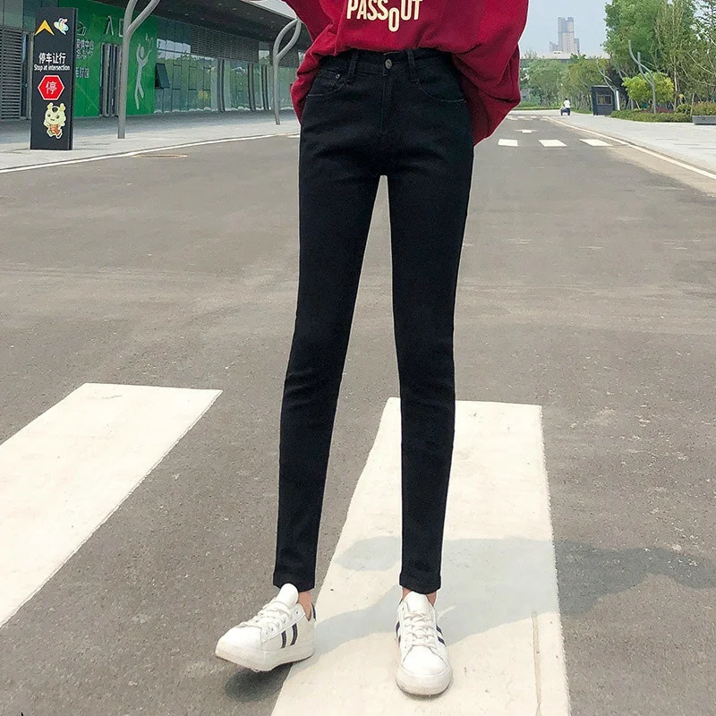 Women Stretch High Waist Classic Retro Jeans Lady Skinny Pants Push Up Leggings Mom Pencil Trousers Size 34 36 38 40
Women Stretch High Waist Classic Retro Jeans Lady Skinny Pants Push Up Leggings Mom Pencil Trousers Size 34 36 38 40
