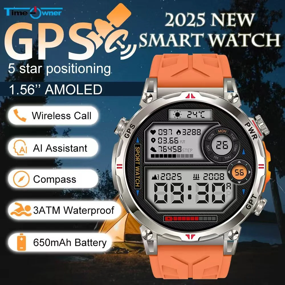 2025 GPS Smart Watches Outdoor Sport Built-in GPS Altimeter Barometer Compass Bluetooth Call AMOLED 3ATM Smartwatch Men Gift
2025 GPS Smart Watches Outdoor Sport Built-in GPS Altimeter Barometer Compass Bluetooth Call AMOLED 3ATM Smartwatch Men Gift