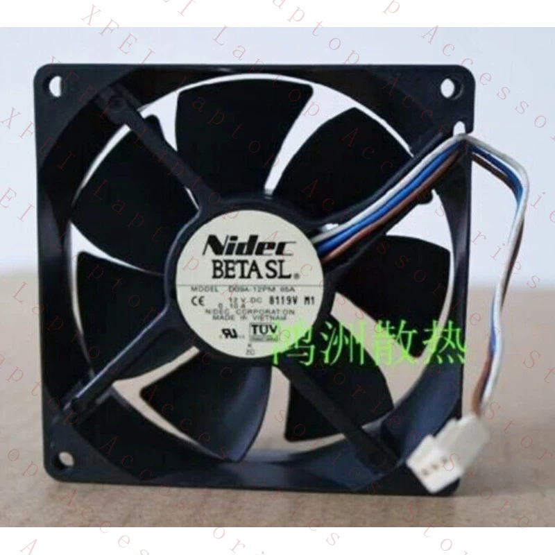 D FOR NIDEC D09A-12PM 05A cooling fan 9025 9CM DC 12V 0.10A 3-wire
D FOR NIDEC D09A-12PM 05A cooling fan 9025 9CM DC 12V 0.10A 3-wire