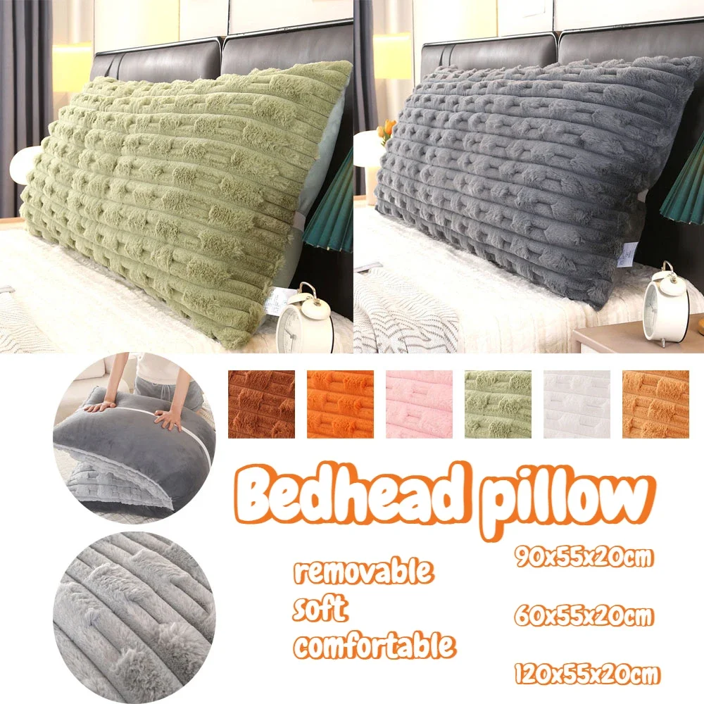 1PC Plush Fluffy Bedside Cushion Soft and Comfortable Warmer Removable Washable Home Decor Bedding Products Cojín De Cabecera
1PC Plush Fluffy Bedside Cushion Soft and Comfortable Warmer Removable Washable Home Decor Bedding Products Cojín De Cabecera