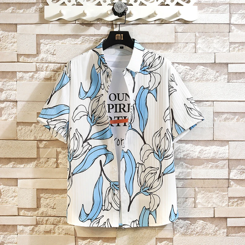 Casual Short Sleeve Shirt Men's Streetwear Fashion Blouse Streetdress Hombre Male Clothing Summer Camisa Men's Shirts New Youth
Casual Short Sleeve Shirt Men's Streetwear Fashion Blouse Streetdress Hombre Male Clothing Summer Camisa Men's Shirts New Youth