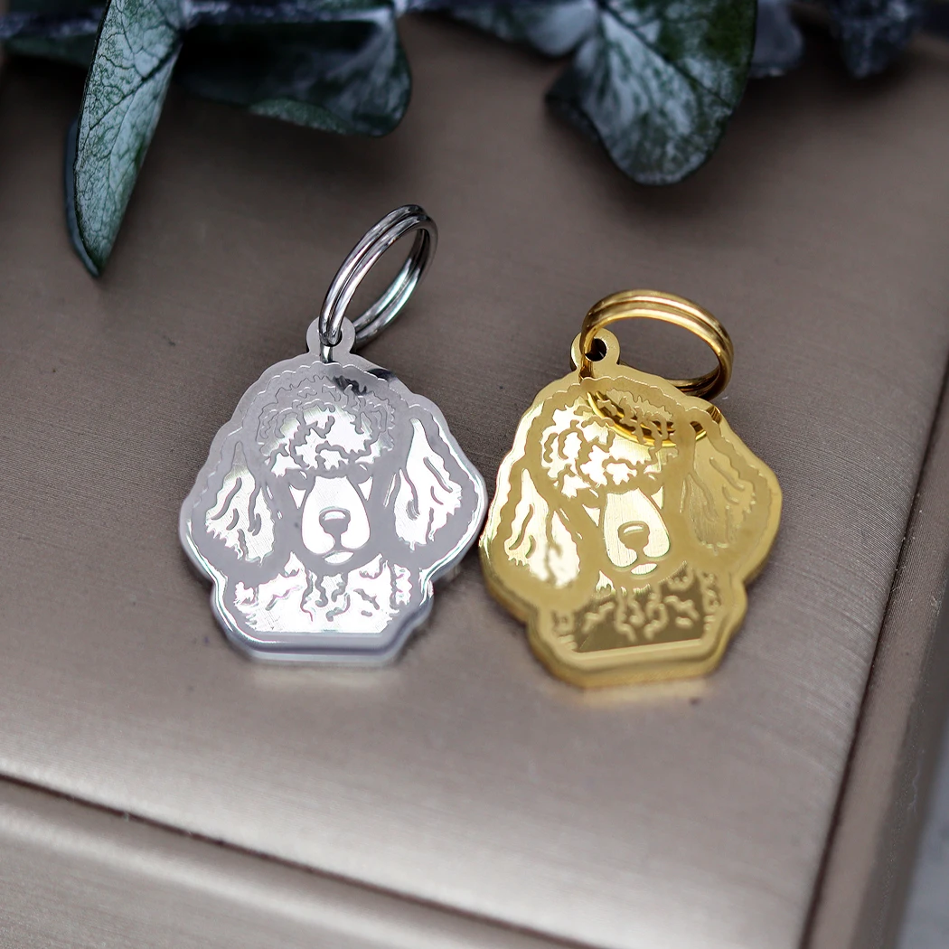Cute Animal Poodle Dog Pet D Tag Pendant Keychain Stainless Steel Custom Engraved Dog Tag Name Key Chain
Cute Animal Poodle Dog Pet D Tag Pendant Keychain Stainless Steel Custom Engraved Dog Tag Name Key Chain
