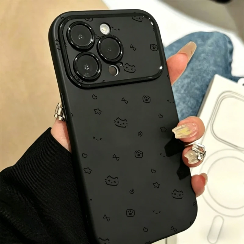 Black Cat Line Art Matte Shockproof Phone Case For iPhone 17 16 Plus 15 Pro 14 13 12 11 Pro Max X XS XR Full-Coverage Soft Cover
Black Cat Line Art Matte Shockproof Phone Case For iPhone 17 16 Plus 15 Pro 14 13 12 11 Pro Max X XS XR Full-Coverage Soft Cover