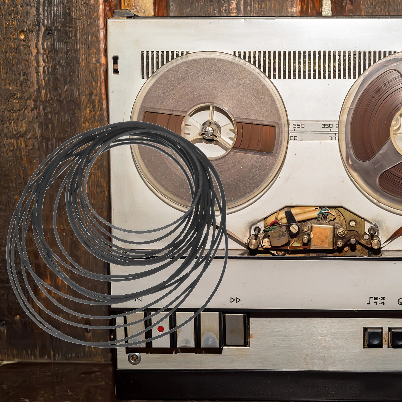 50Pcs Cassette Deck Belts Rubber Material for Tape Recorder Repair Maintenance Smooth Operation High Traction No Deformation
50Pcs Cassette Deck Belts Rubber Material for Tape Recorder Repair Maintenance Smooth Operation High Traction No Deformation