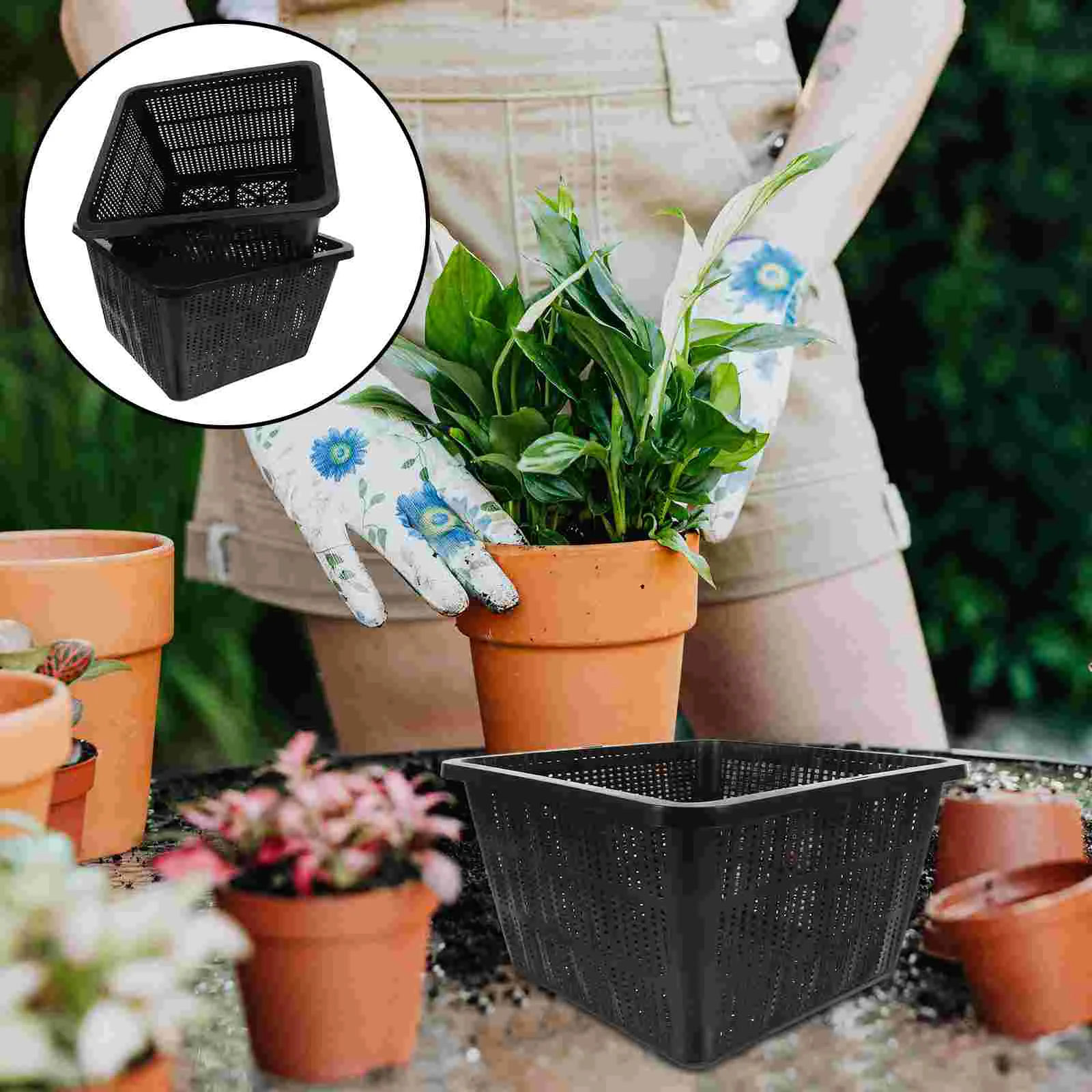 2 Pcs Hydroponic Equipment Aquarium Plant Basket Plastic Aquatic Pond Planter for
2 Pcs Hydroponic Equipment Aquarium Plant Basket Plastic Aquatic Pond Planter for