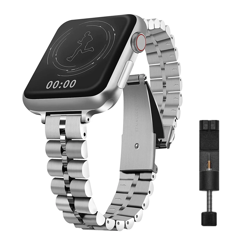 Women Link Bracelet For Apple Watch Band 40mm 38mm Girls Stainless Steel Strap For iWatch SE Applewatch 6/5/4/3/2/1 42mm 44mm
Women Link Bracelet For Apple Watch Band 40mm 38mm Girls Stainless Steel Strap For iWatch SE Applewatch 6/5/4/3/2/1 42mm 44mm
