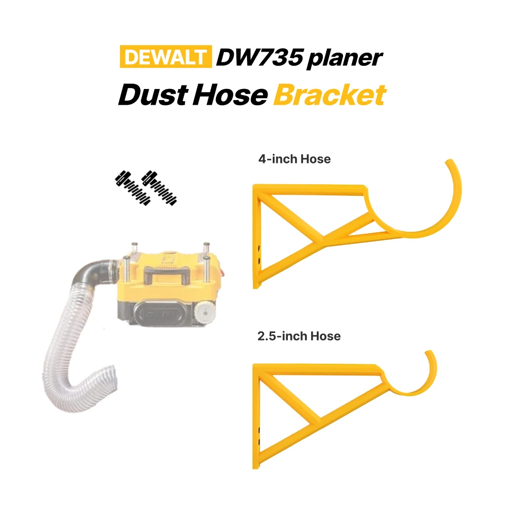 Compatible Dewalt Planer Dust Hose Bracket compatible with DW735
Compatible Dewalt Planer Dust Hose Bracket compatible with DW735