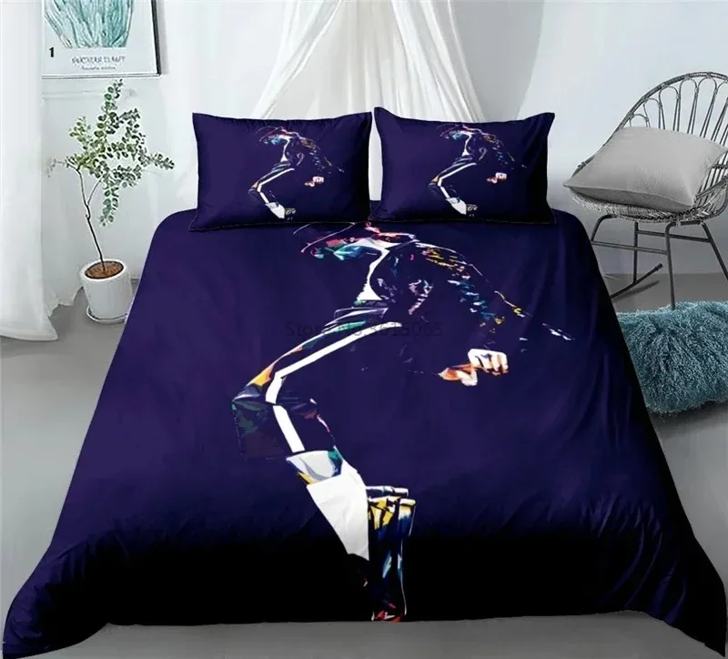 Michael Jackson 3D Cartoon Printed Bedding Set Duvet Cover Comforter Cover with Pillowcases Bed Linen Bedclothes Home Textile
Michael Jackson 3D Cartoon Printed Bedding Set Duvet Cover Comforter Cover with Pillowcases Bed Linen Bedclothes Home Textile