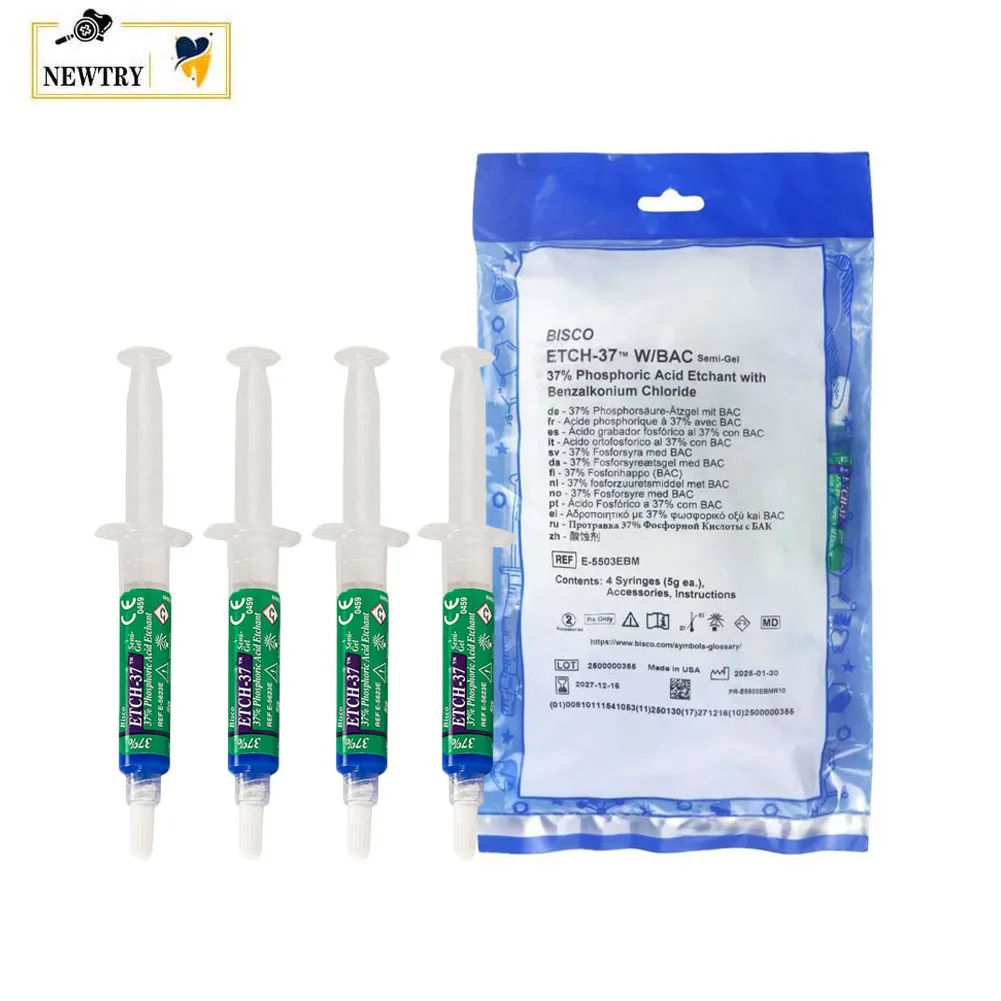 2 Models BISCO Dental Restoration Acid Etchant Phosphoric Acid w/BAC 9.5% Hydrofluoric Etching Agent Porcelain Ceramic Bonding
2 Models BISCO Dental Restoration Acid Etchant Phosphoric Acid w/BAC 9.5% Hydrofluoric Etching Agent Porcelain Ceramic Bonding