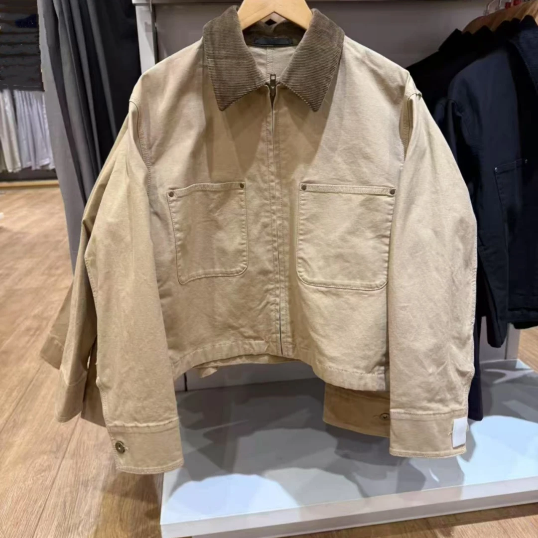 Faionable Casual Zipper ort Jaet Collar Women's Outerwear Nuqloc Autumn New Sle 2025 Commute Sle Loose Fit Long Sve
Faionable Casual Zipper ort Jaet Collar Women's Outerwear Nuqloc Autumn New Sle 2025 Commute Sle Loose Fit Long Sve