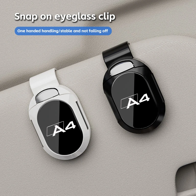 Car Sun Visor Glasses Clips One-hand Pressing Eyeglasses Holder Auto Interior Sunglasses Holder For Audi A4 Car Accessorie
Car Sun Visor Glasses Clips One-hand Pressing Eyeglasses Holder Auto Interior Sunglasses Holder For Audi A4 Car Accessorie