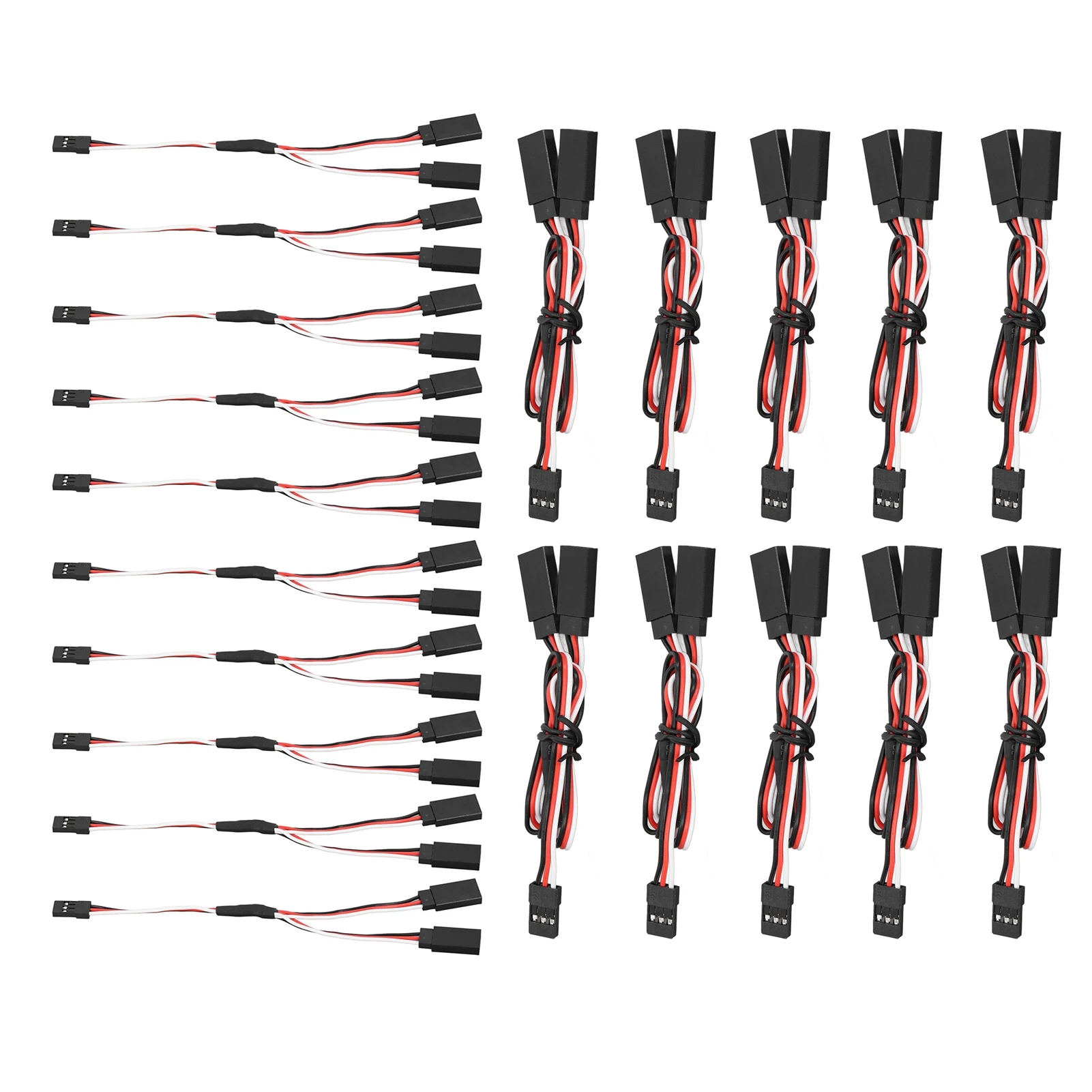 Servo Extension Cable Cord 3 Pin Female to Male Wire Connector Board Remote Control Y Type Servo 3 Pin Extension Cable Cord 10Pc
Servo Extension Cable Cord 3 Pin Female to Male Wire Connector Board Remote Control Y Type Servo 3 Pin Extension Cable Cord 10Pc