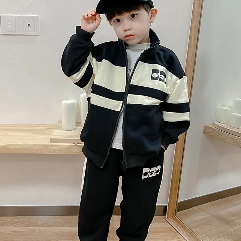 Boys' Clothes Sets Jacket +Pants 2PCS/Set Cotton 2023 Elegant Spring Autumn Suit Outfit Plus Size Children Clothing
Boys' Clothes Sets Jacket +Pants 2PCS/Set Cotton 2023 Elegant Spring Autumn Suit Outfit Plus Size Children Clothing